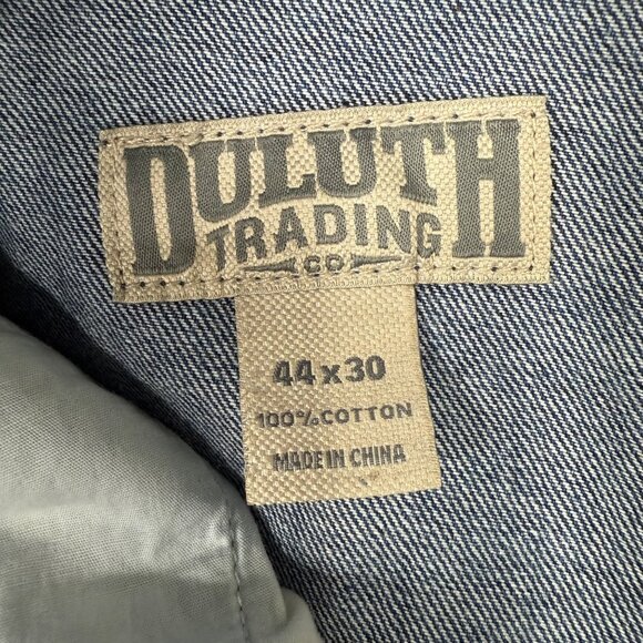 Duluth Trading Mens 44x30 Blue Relaxed Fit Denim Jeans - Picture 4 of 8